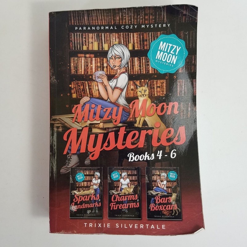 Mitzy Moon Mysteries Books 4-6 in One Volume Paranormal Cozy Paperback