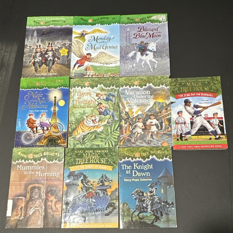 Magic Tree House Paperback Book Lot by Mary Pope Osborne Ages 4-8 51 books total gallery