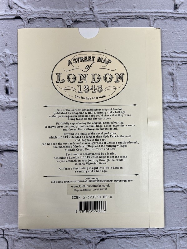 A Street Map of London 1843 B R Davies gallery