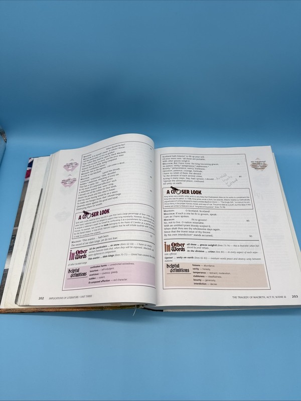 Implications of Literature Student Text, Trailblazer Level, Grade 12 TextWord gallery