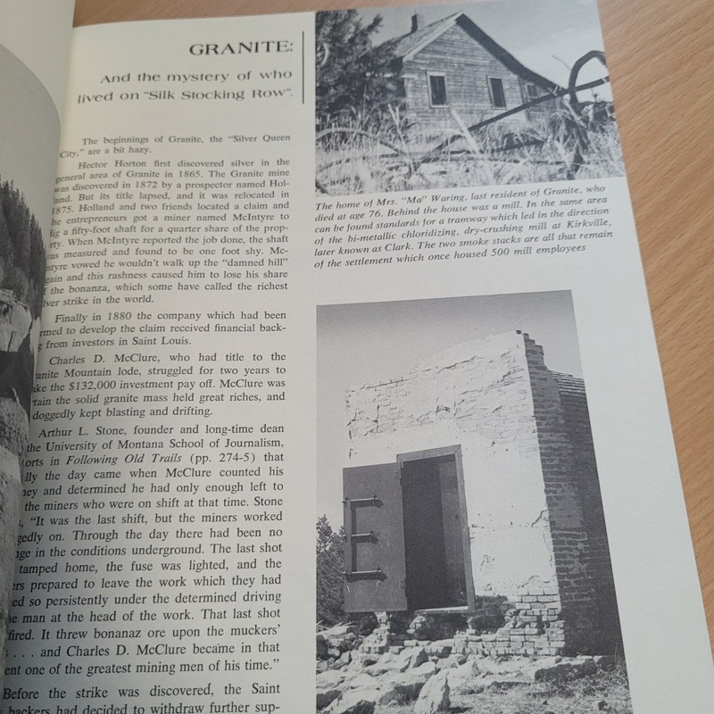 GHOST TOWN OF MONTANA by Miller, Donald C 1981 Softcover gallery