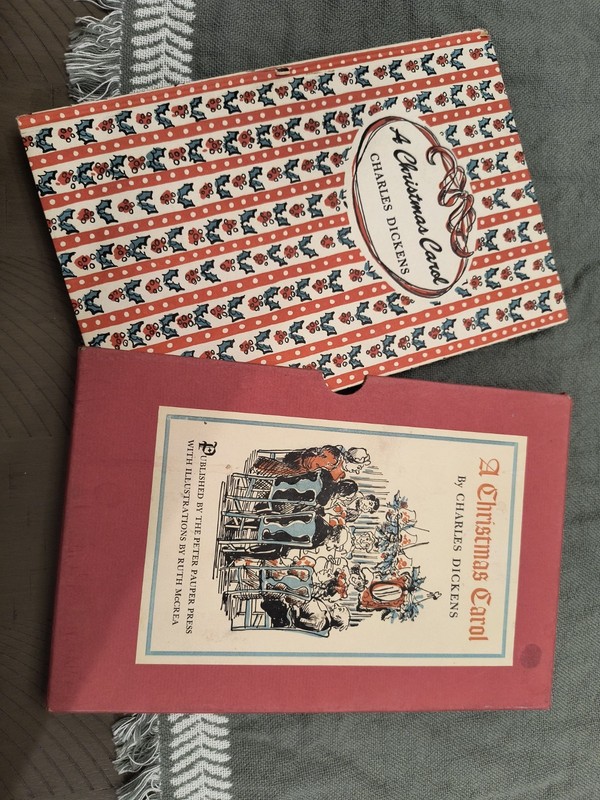 A Christmas Carol Charles Dickens Peter Pauper Press Vintage Hardcover Slipcover