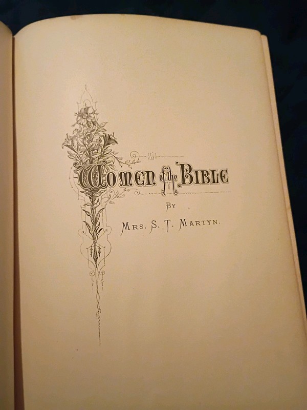 Antique 1868 Women of the Bible Victorian Gilt Hardcover American Tract Society gallery