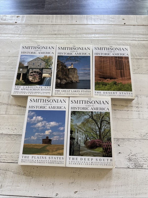 Smithsonian Guide to Historic America 5 Vol PB Lot Stewart Tabori & Chang gallery
