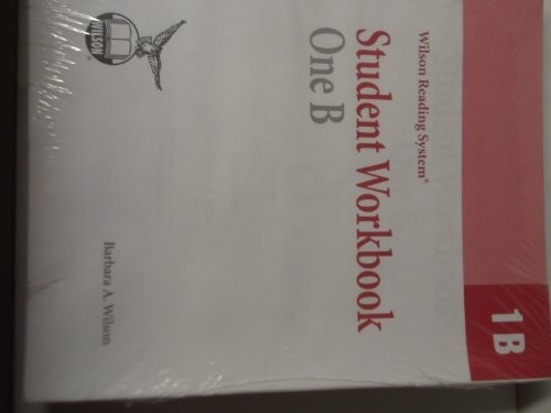 WILSON READING SYSTEM STUDENT WORKBOOK TWELVE B By Barbara A. Wilson *BRAND NEW*