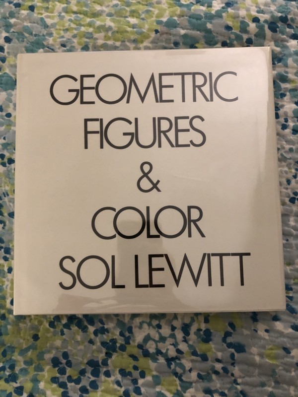 Geometric Figures & Color Sol LeWitt HC DJ Harry Abrams 1971 Modern ART