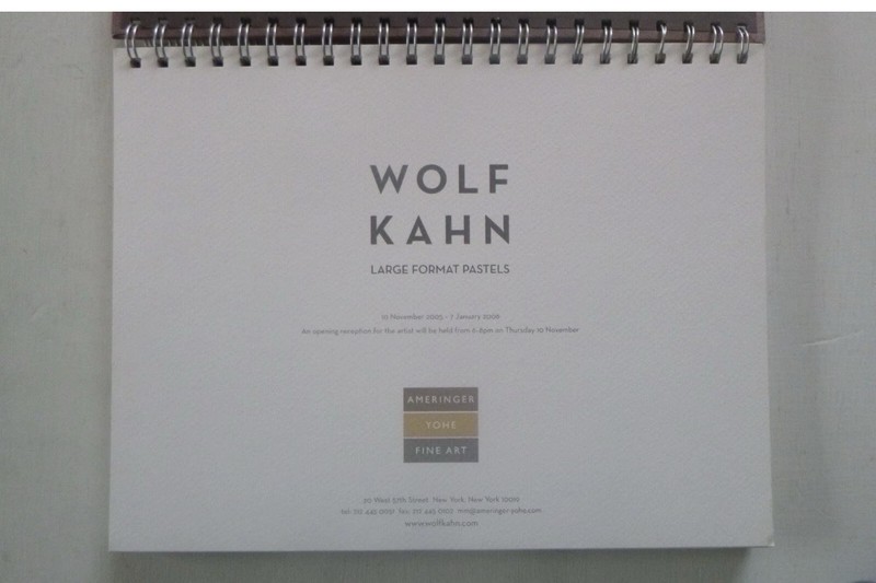 Wolf Kahn: Large Format Pastels (hardcover, 2005) gallery