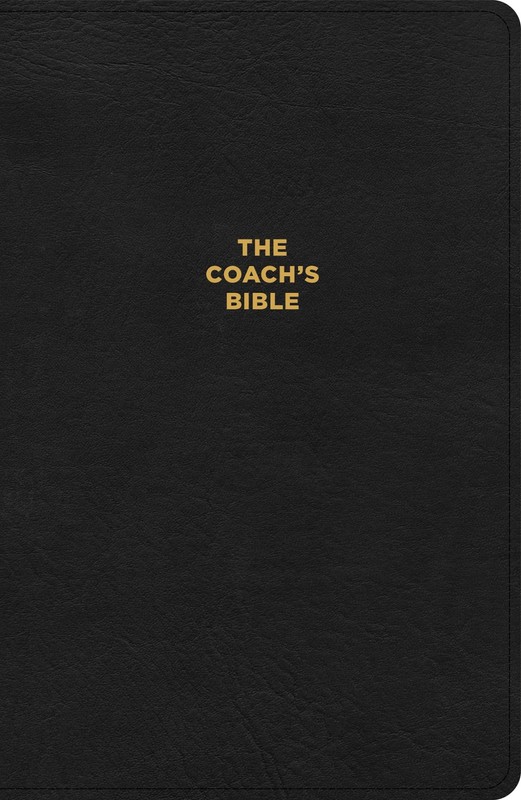 CSB Coach’s Bible, Black LeatherTouch, Red Letter, Presentation Page, 365 Da…