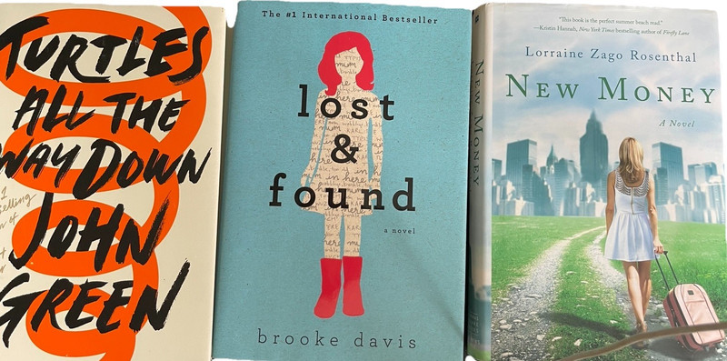 Turtles All the Way Down, New Money, Lost & Found, Lot of 3 Books