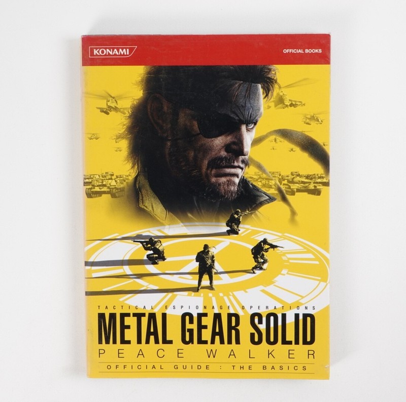 Metal Gear Solid Peace Walker KONAMI Official Guide Book Japan Import US Seller