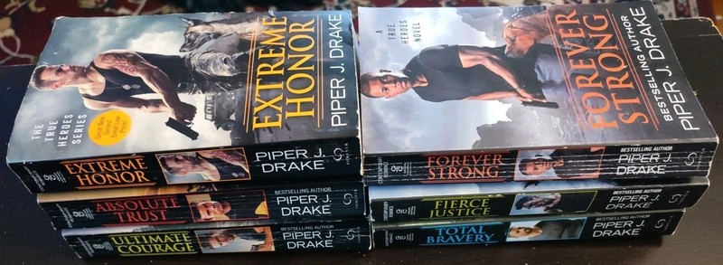 6x Piper J. Drake Mass Market Romance Paperback Book Lot / Used / Acceptable gallery
