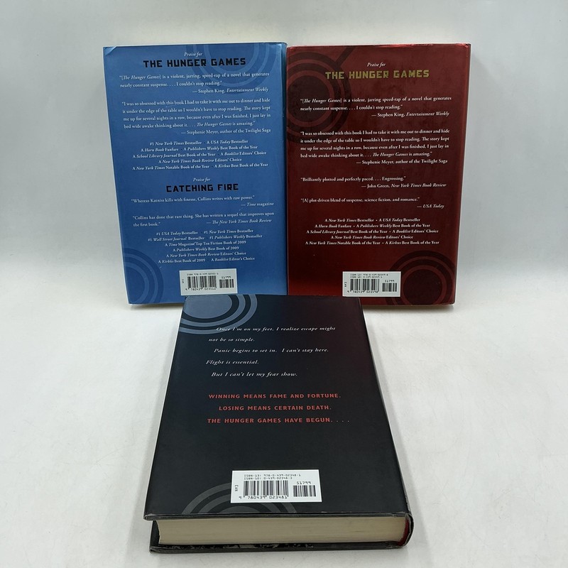 The Hunger Games Trilogy Suzanne Collins Scholars' Press Hardcover Black gallery