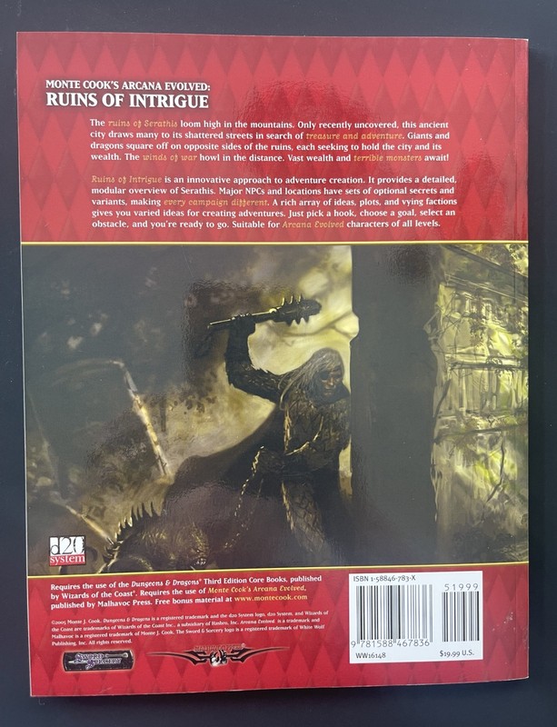 Monte Cook - Arcana Evolved - Ruins of Intrigue - d20 - RPG - 2005 gallery