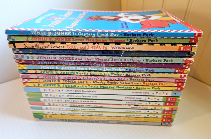 Junie B Jones Book Lot of 19 Barbara Park Childrens Chapter Books Scholastic