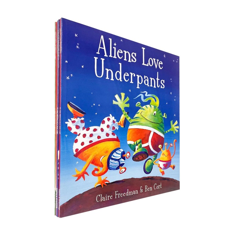 Aliens Love Underpants Collection 6 Children Picture Books Set Pirates Dinosaurs