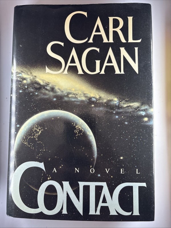 Contact by Carl Sagan (1985, Hardcover) First Edition/Print! 1st/1st!