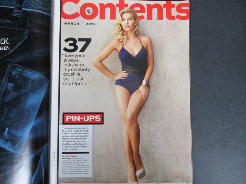 MAXIM Magazine - March 2013 with Elisha Cuthbert on the cover ~ NEW SEALED gallery