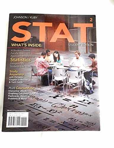 STAT2 (with Review Cards and – Paperback, by Johnson Robert R.; – Very Good