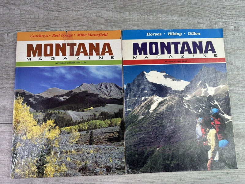 Vintage 1985 Lot Of 4 Montana Magazine Bimonthly Issues gallery