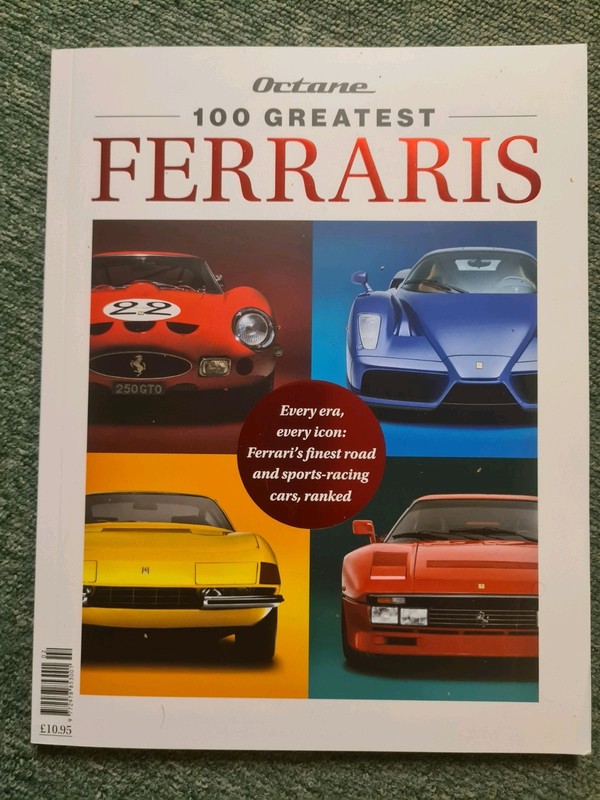 Octane magazine 100 Greatest Ferraris Every Era, Every Icon 194 pages Brand New