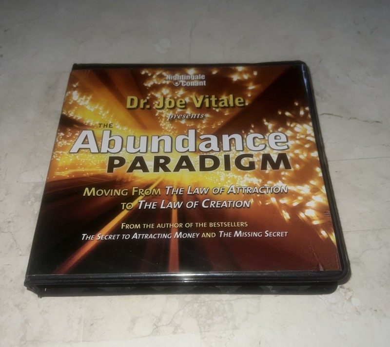 The Abundance Paradigm Nightingale Conant by Dr. Joe Vitale Audiobook 6 CD Set