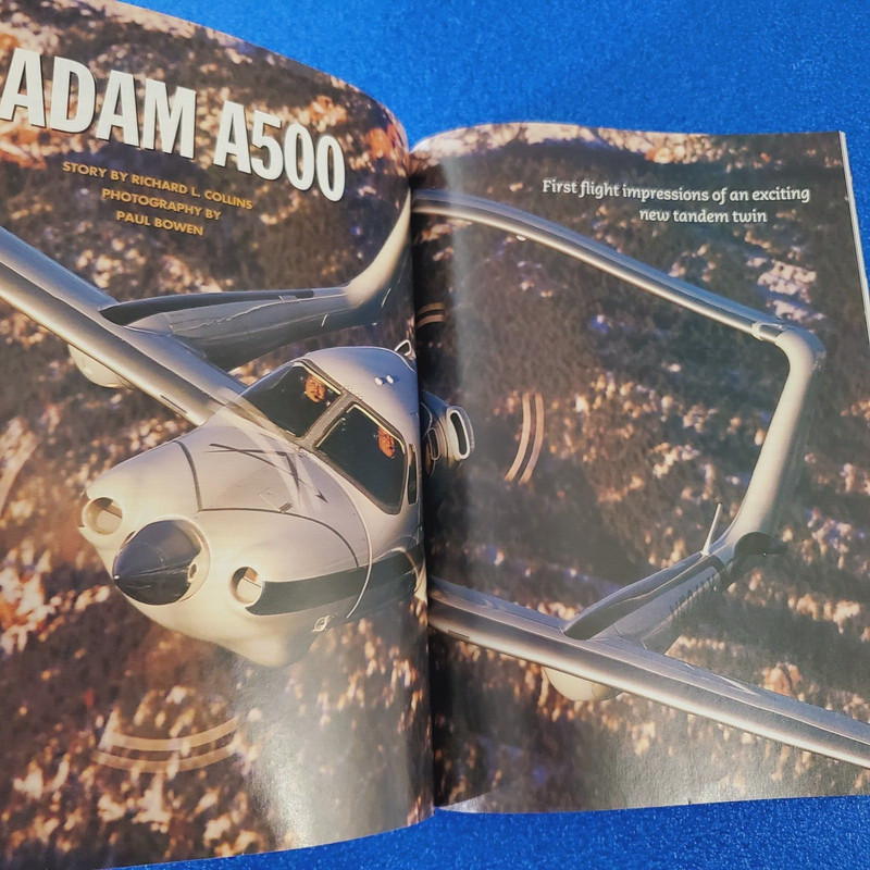 FLYING: FIRST FLIGHT ADAM A500 JULY 2003 AVIATION MAGAZINE FREE SHIPPING gallery