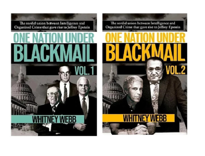 One Nation Under Blackmail - Vol. 1 & Vol. 2 by Whitney Webb, Paperback USA ITEM gallery