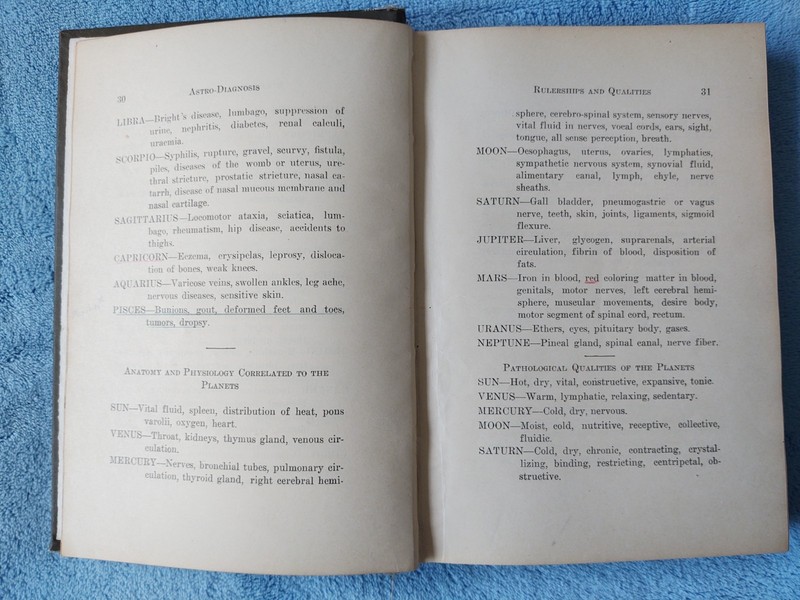 Astro-Diagnosis A Guide to Healing Max Heindel 1929 Rosicrucian Fellowship HC gallery