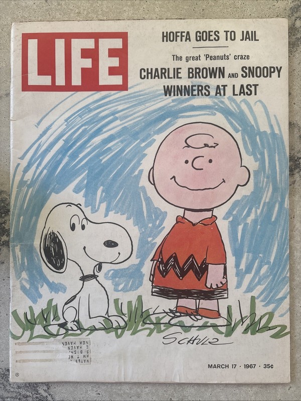 LIFE Magazine March 17, 1967~Peanuts Charlie Brown~ Snoopy~Jimmy Hoffa~History