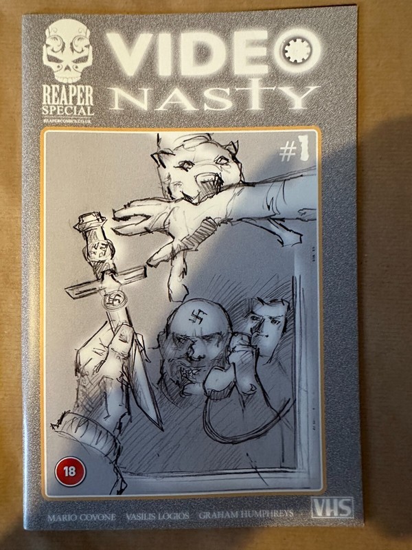 Video Nasty – Reaper Special. First Edition, Mint Condition, Included Mini Comic
