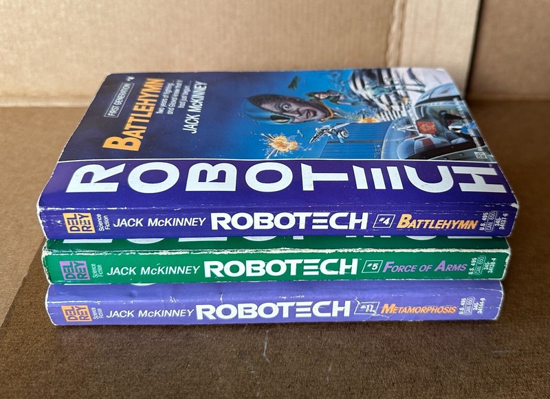 Jack McKinney ROBOTECH Series #4 #5 #11 Lot of 3 Del Rey Mass Market Paperbacks