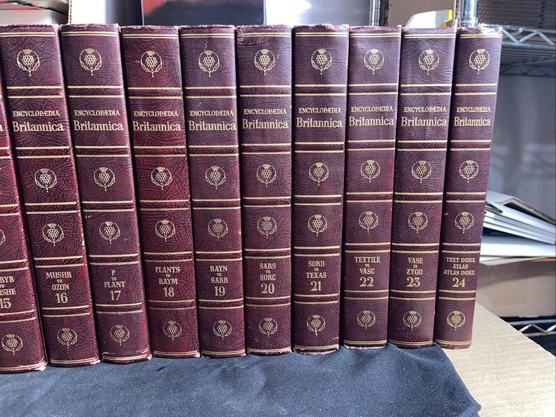 1959 Encyclopedia Britannica 1768 Edition - Complete Set of 24 Volumes gallery