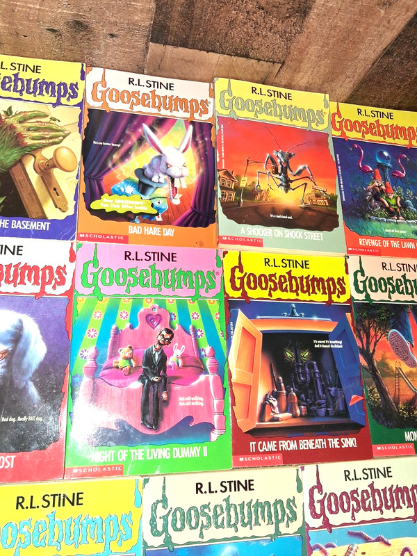Vintage Goosebumps Book Lot of 17 R. L. Stine Schoolastic 92-96 Please Read gallery