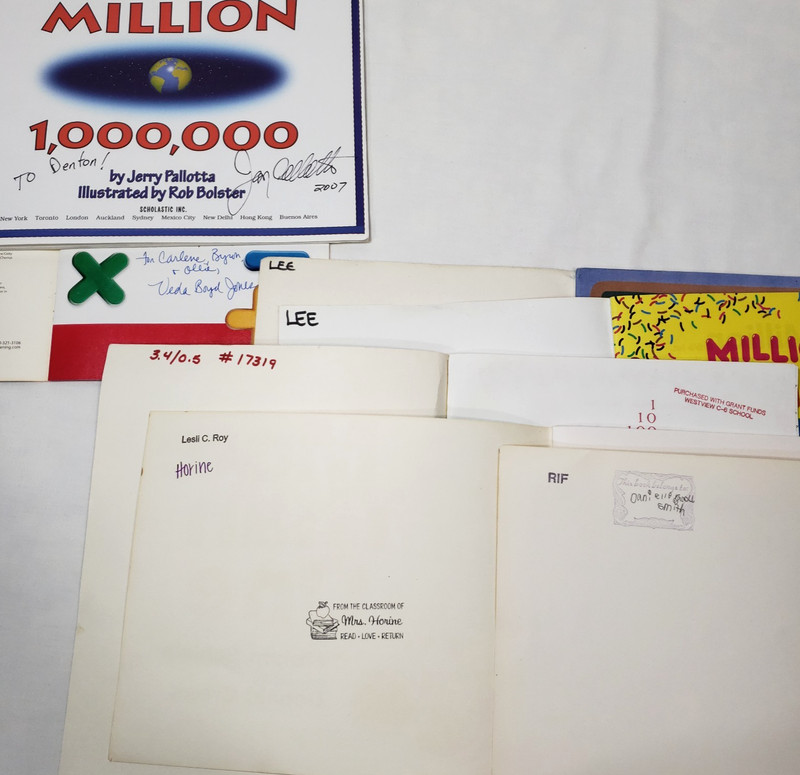 Kids Books About Counting Lot Of 10 Math Numbers Homeschool Classroom Library gallery