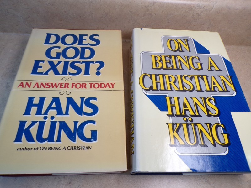 On being a Christian, Does God Exist Hans Kung Hardcover Dust Jackets