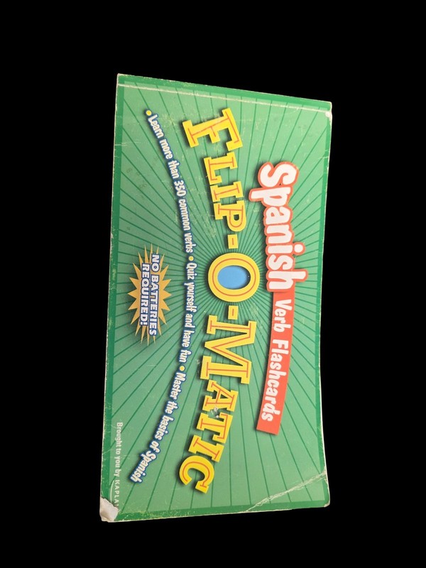 Kaplan Spanish Verb Flashcards Flip-O-Matic – Paperback By Kaplan – ACCEPTABLE
