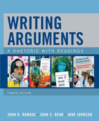 Writing Arguments: A Rhetoric with Reading- 0205648363, paperback, John D Ramage