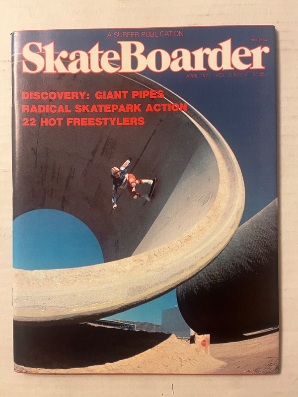 SKATEBOARDER Magazine Vol 3 No 4 Apr 1977 BRUCE LOGAN WARREN BOLSTER JOHN SMYTHE