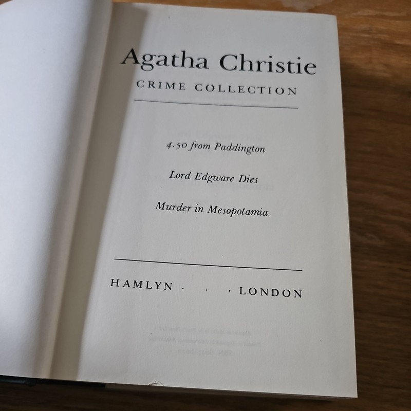 Agatha Christie Crime Collection - 3 In 1 Hamlyn Book 4:50 From Paddington A6 gallery