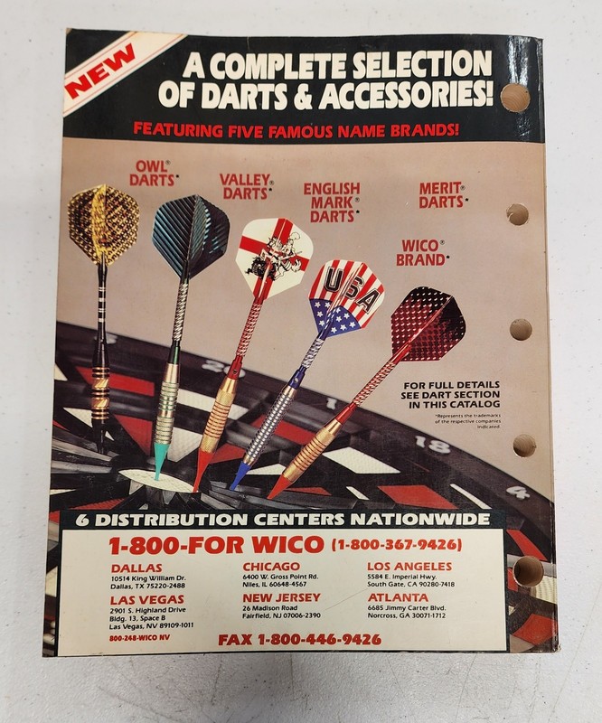 Vintage 1991 WICO THE SOURCE Arcade Parts Catalog 592 Pages gallery