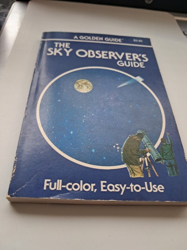 The Sky Observer’s Guide 1985 Vintage Golden softcover book