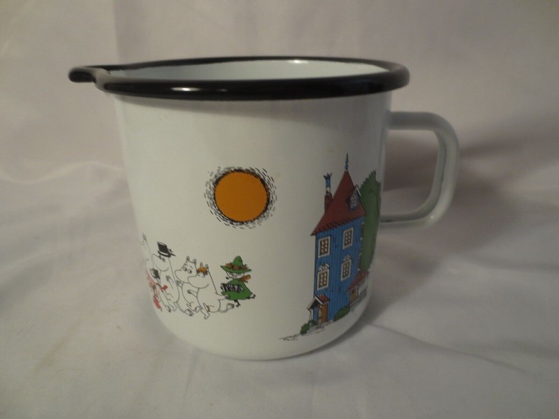 Finland MUURLA MOOMIN Characters Enamel Mug