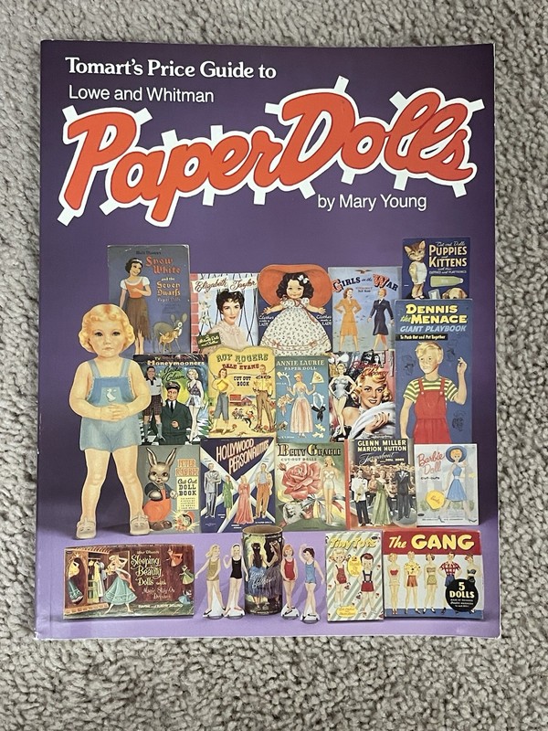 Tomart’s Price Guide to Lowe and Whitman Paper Dolls by Mary Young – 1993