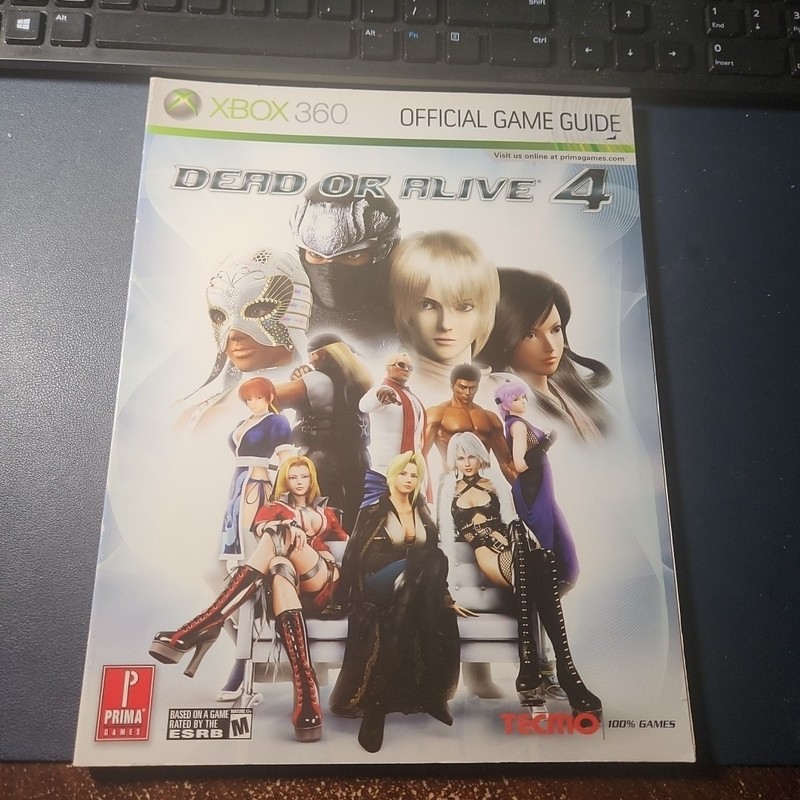 Dead or Alive 4 Prima Official Strategy Guide Microsoft Xbox 360 Tecmo