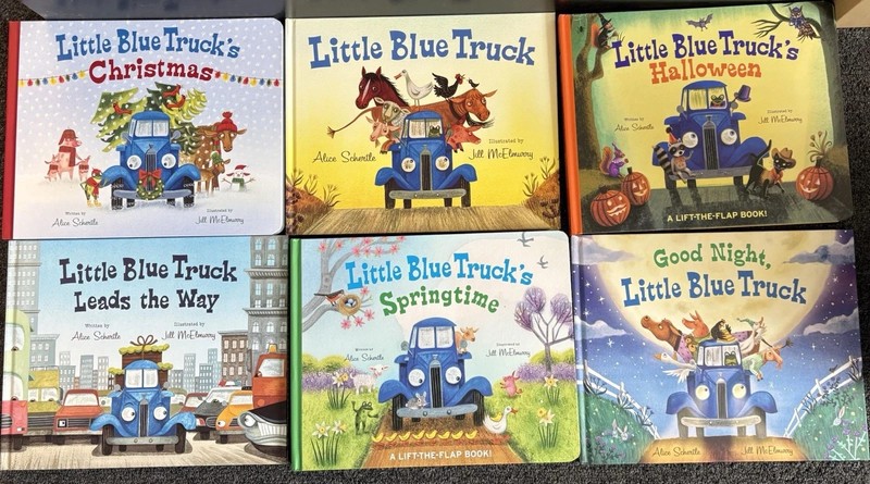 Little Blue Truck Friendly Adventures 6 Board Books By Alice Schertle