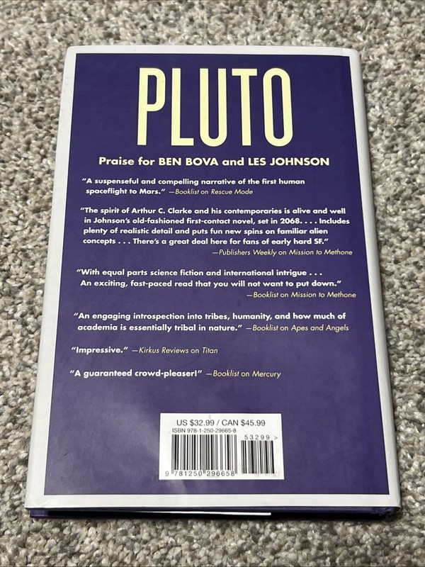 Pluto by Les Johnson and Ben Bova (2025, Hardcover) gallery