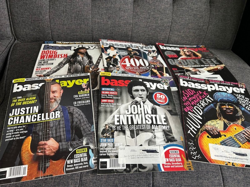 Bass Player Magazines -huge lot of 35 - 2010s and 2020s gallery