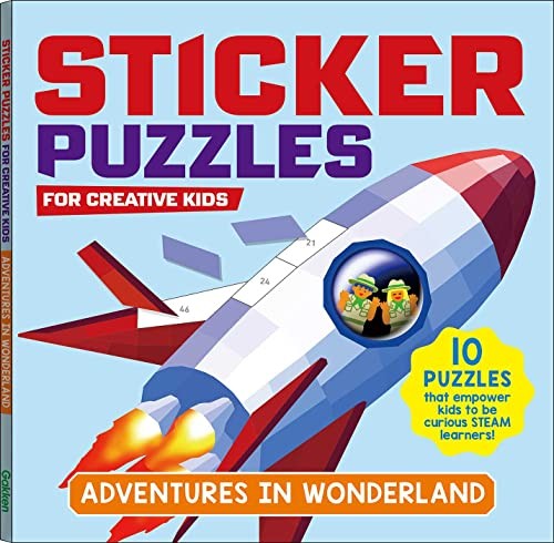 STICKER PUZZLES ADVENTURES IN – VERY GOOD