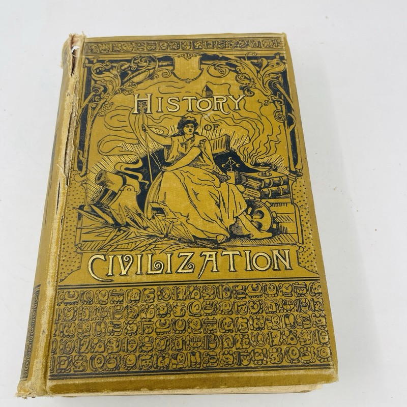 History of Civilization E.A. Allen 1889 HC Volumes 1-4 Complete Set Antique gallery