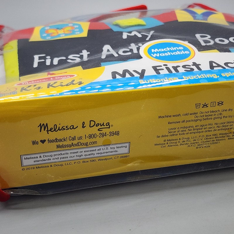 Melissa & Doug K’s Kids MY FIRST ACTIVITY BOOK For Early Learners Ages 0-2 - NEW gallery